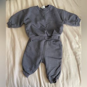 Zara infant sweatsuit set 3-6mo